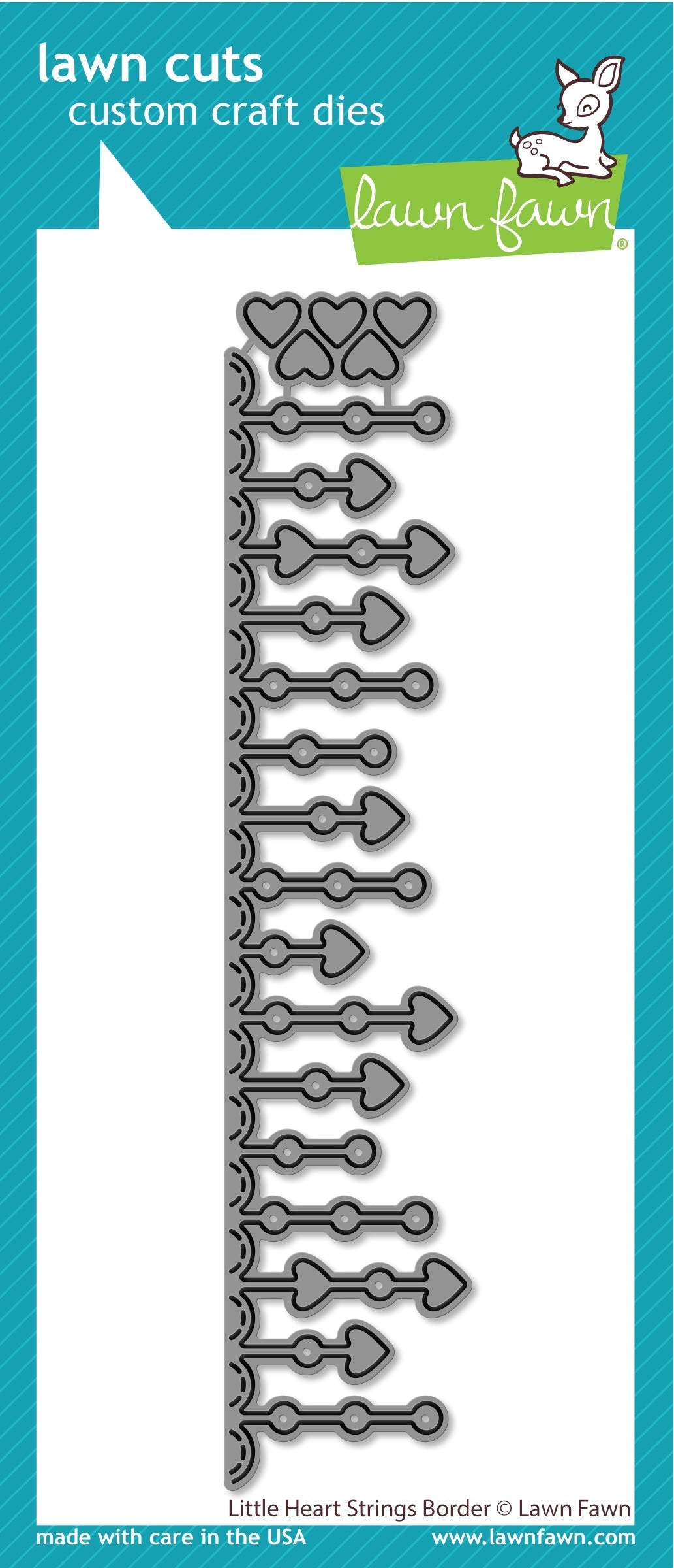 little heart strings border