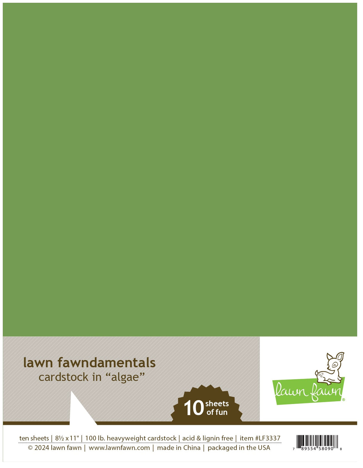 algae cardstock