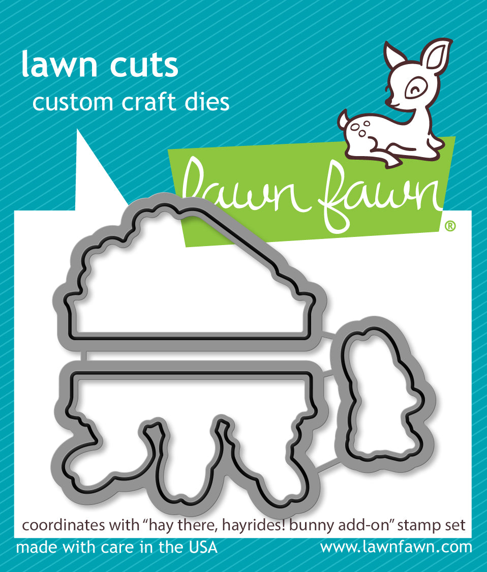 hay there, hayrides! bunny add-on lawn cuts