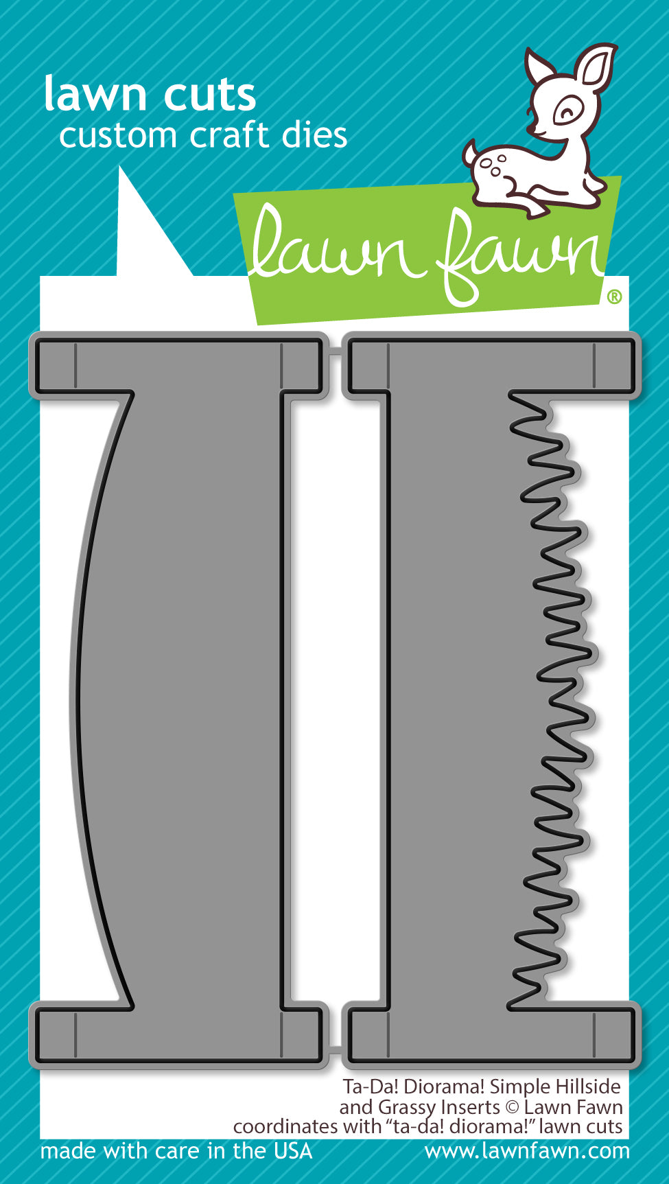ta-da! diorama! simple hillside and grassy inserts