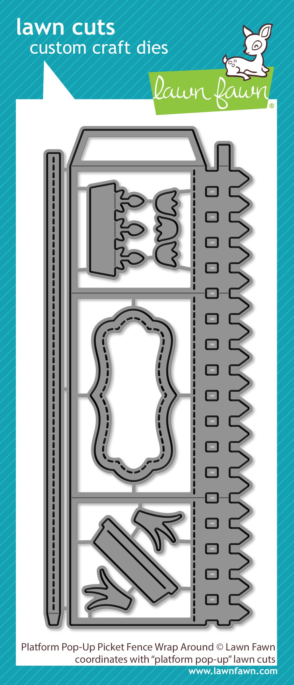 platform pop-up picket fence wrap around