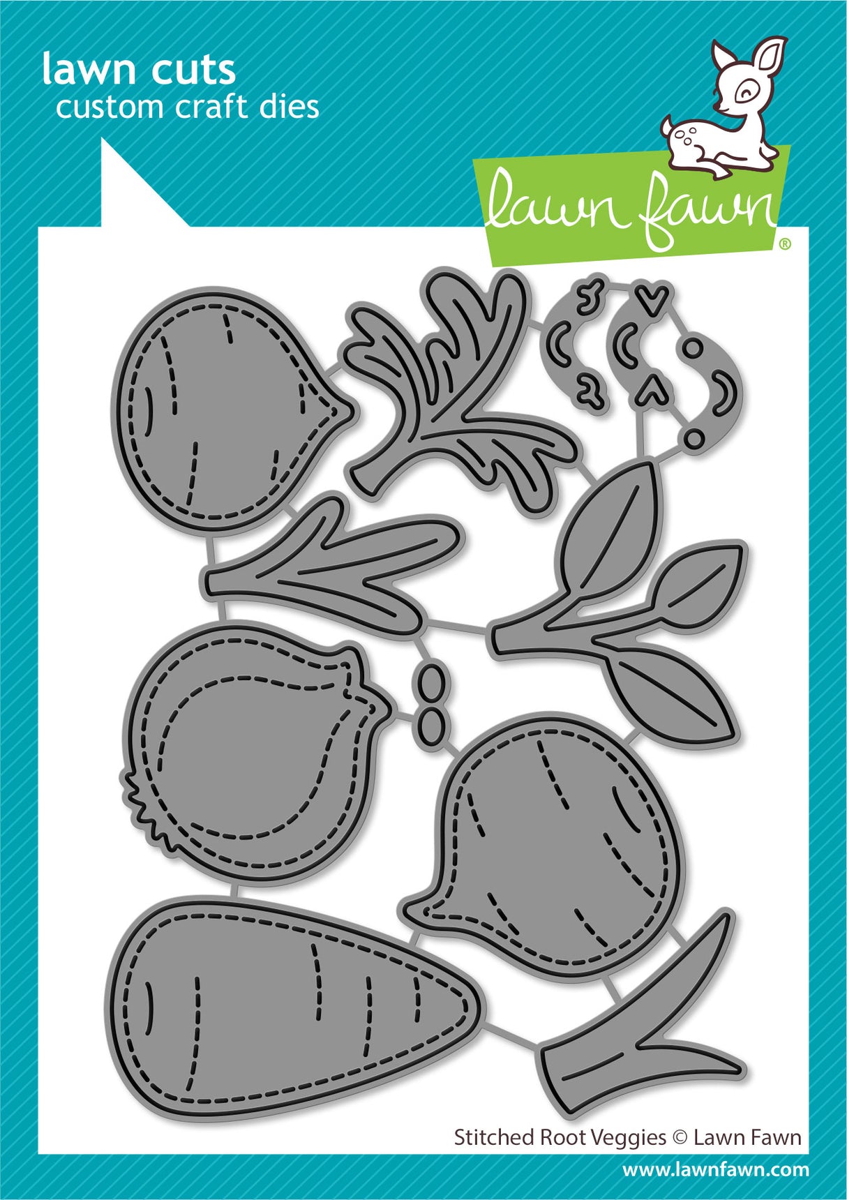 stitched root veggies