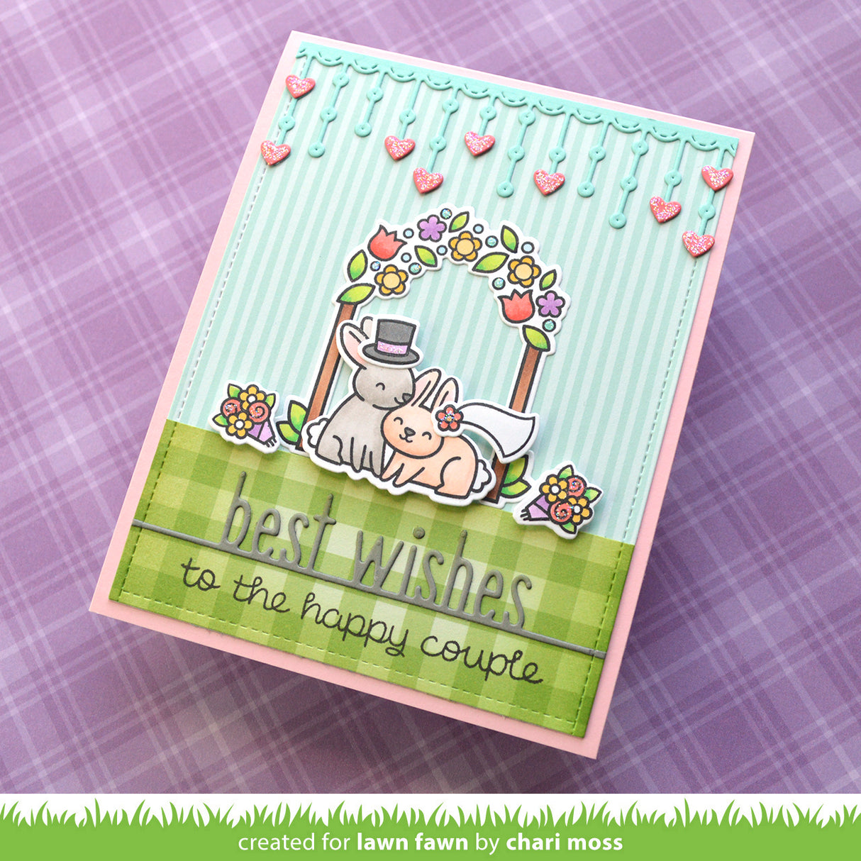best wishes line border