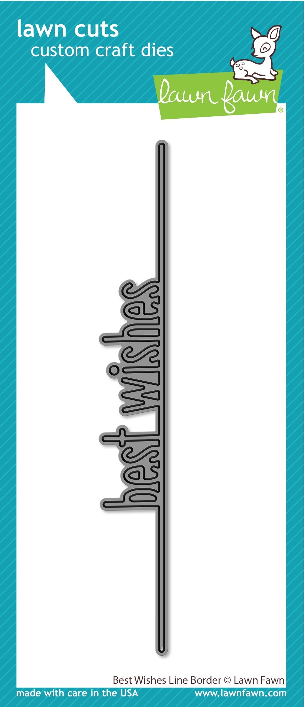 best wishes line border