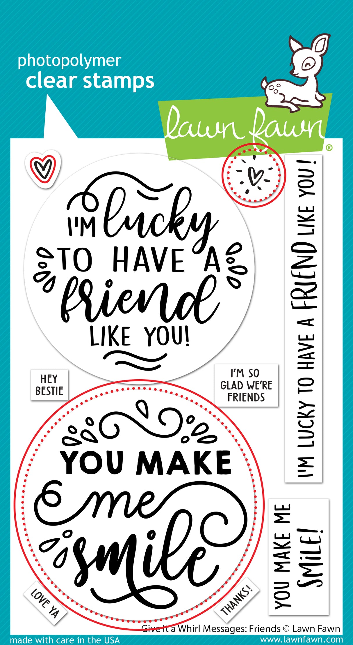 give it a whirl messages: friends lawn cuts