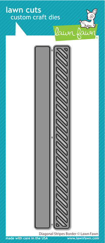 diagonal stripes border
