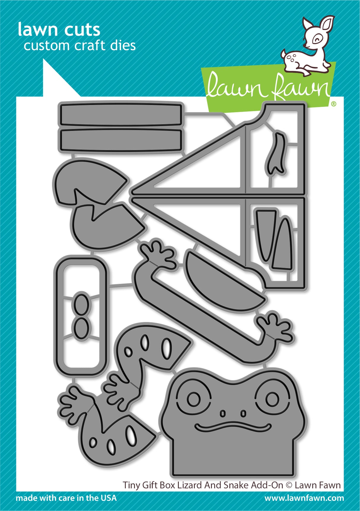 tiny gift box lizard and snake add-on