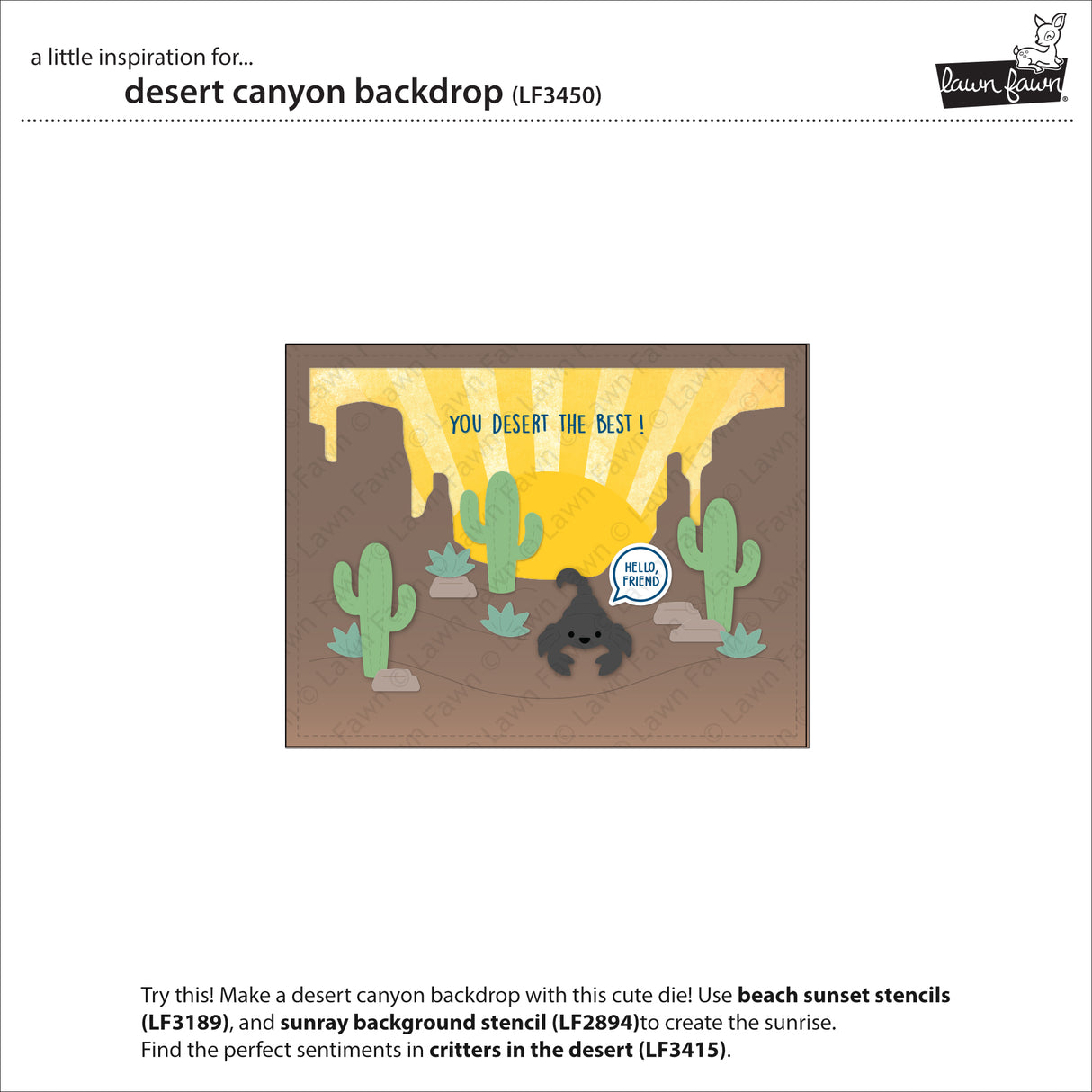 desert canyon backdrop