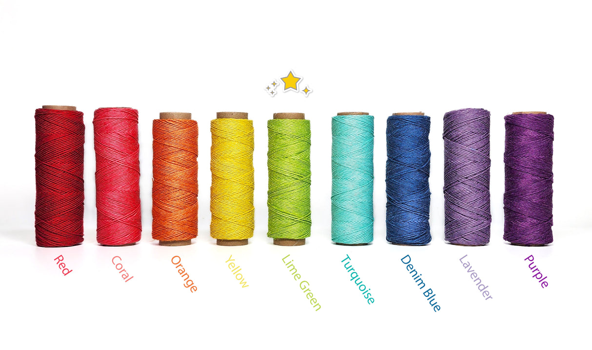 lime green hemp twine