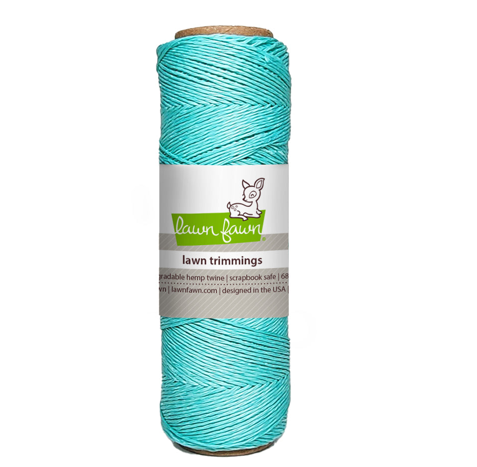 turquoise hemp twine