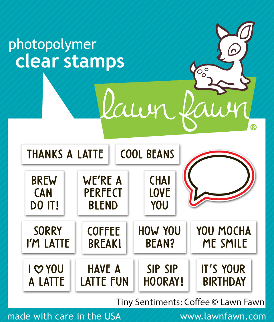 tiny sentiments: coffee lawn cut