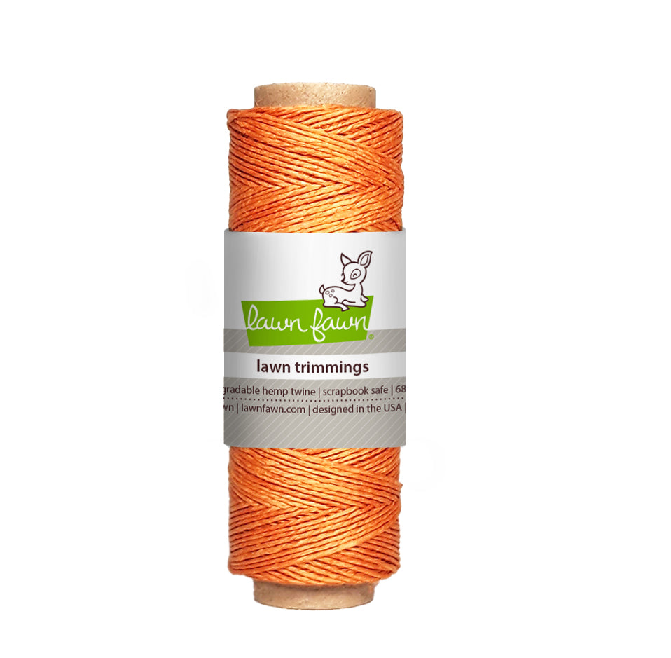 orange hemp twine