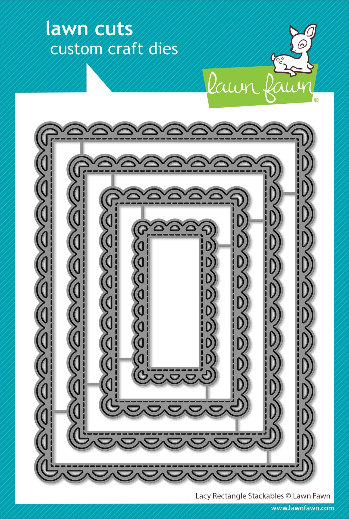 lacy rectangle stackables