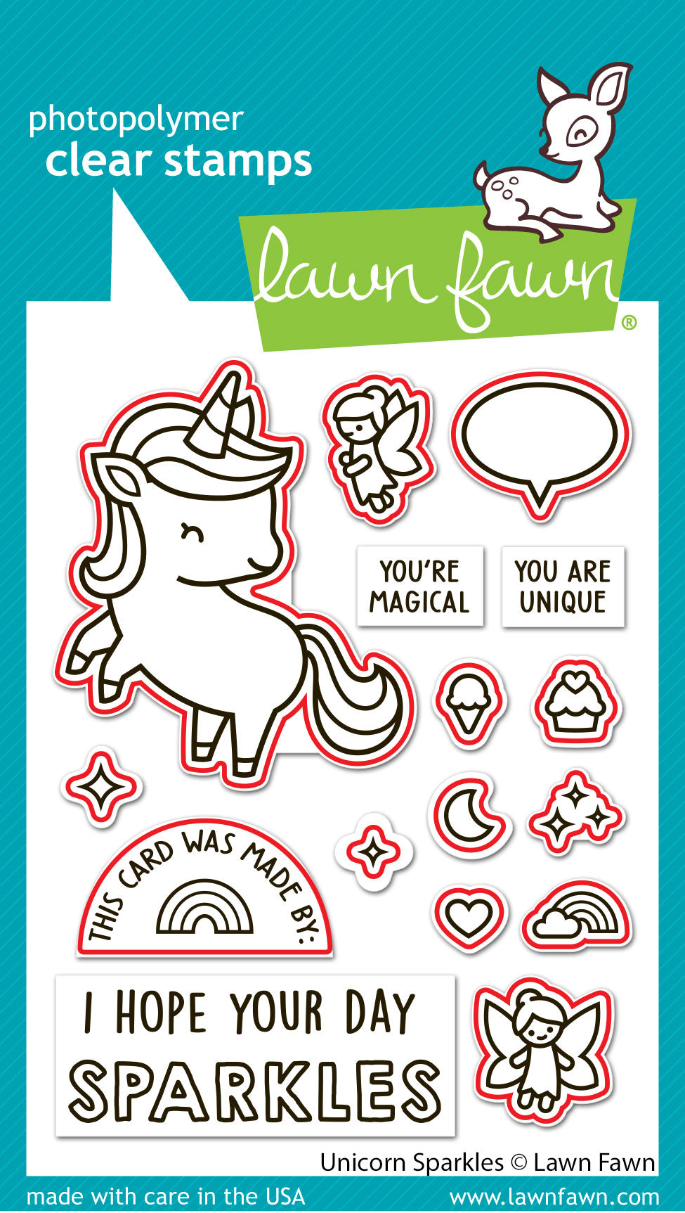 unicorn sparkles lawn cuts