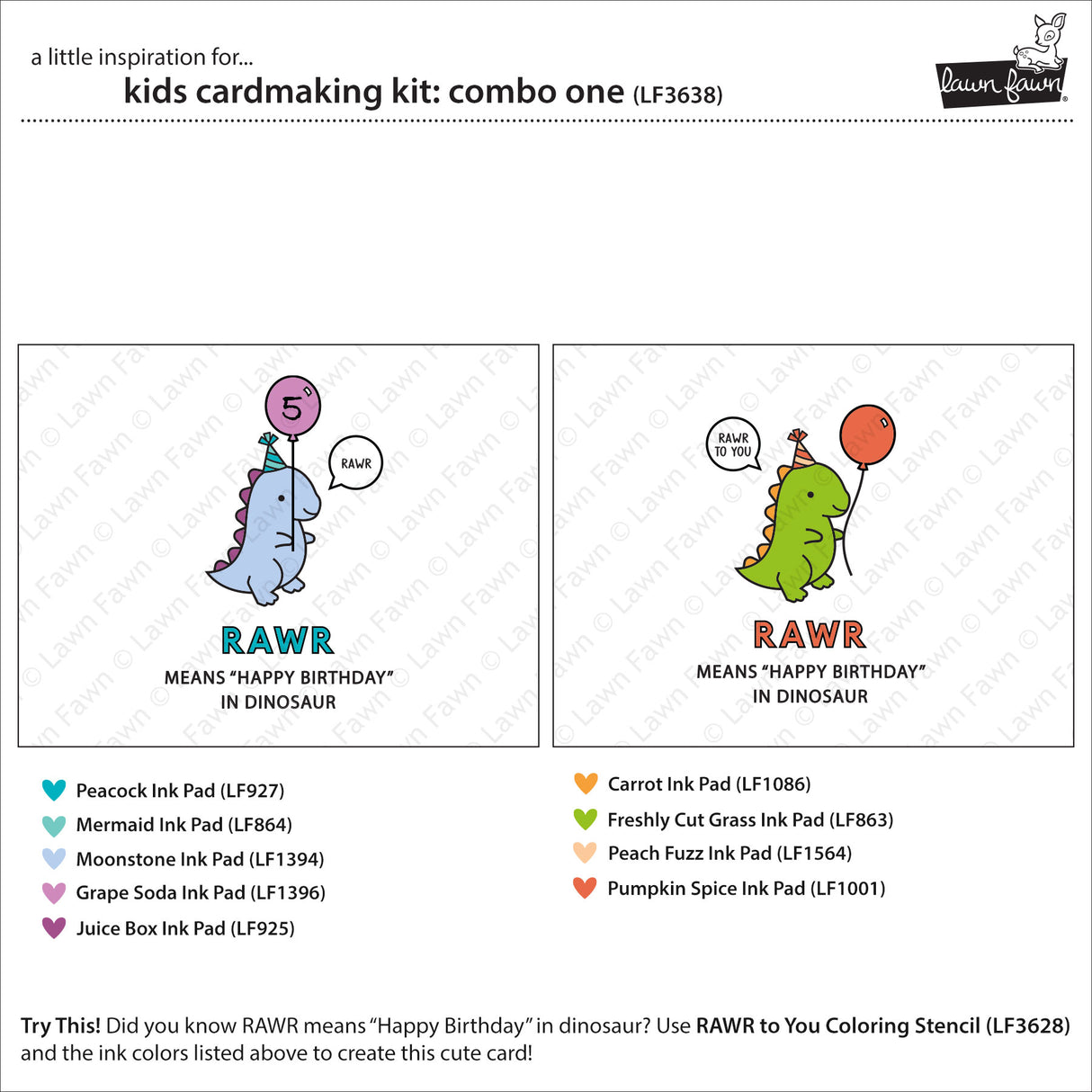 kids cardmaking kit: combo one