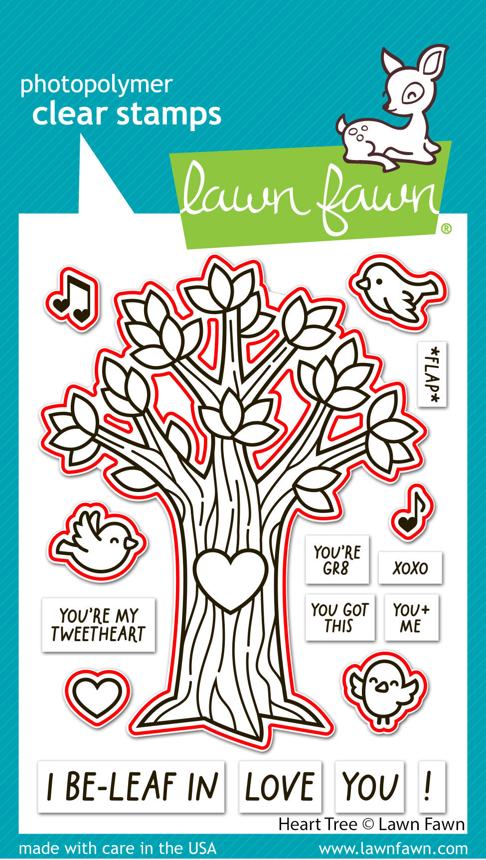 heart tree lawn cuts