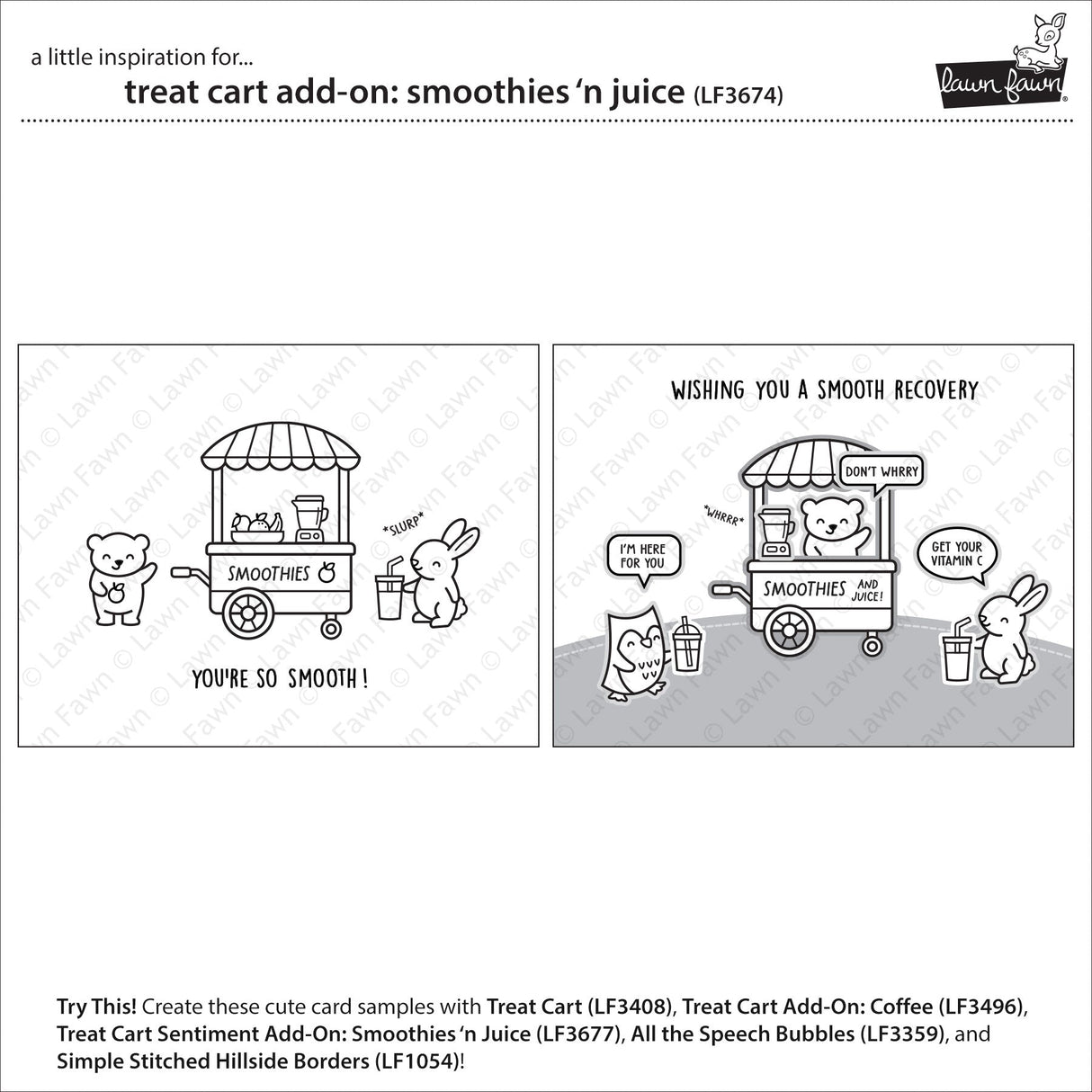 treat cart add-on: smoothies 'n juice