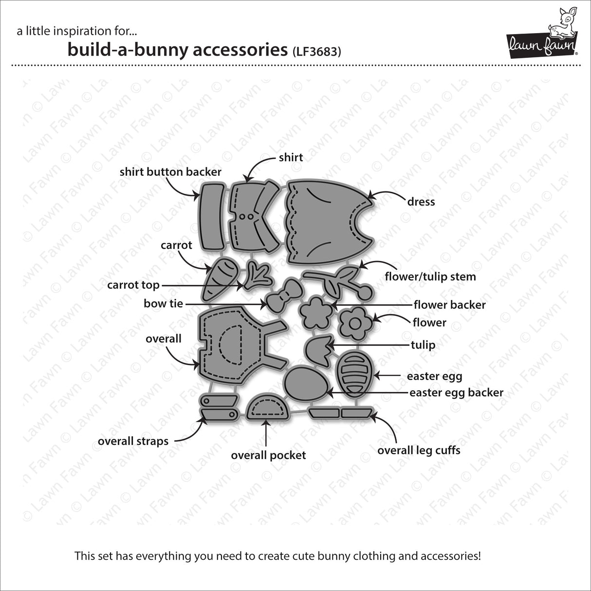 build-a-bunny accessories