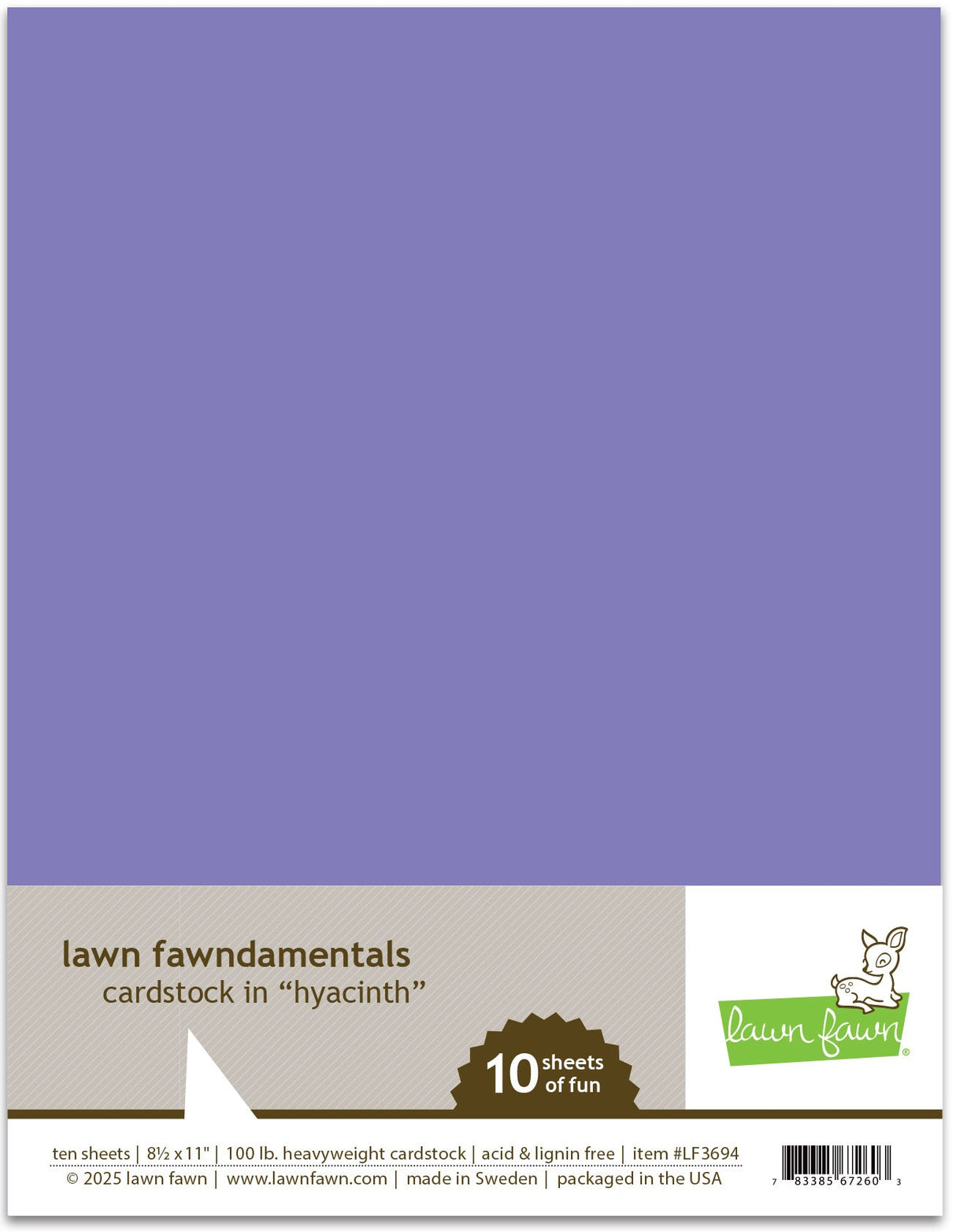 hyacinth cardstock