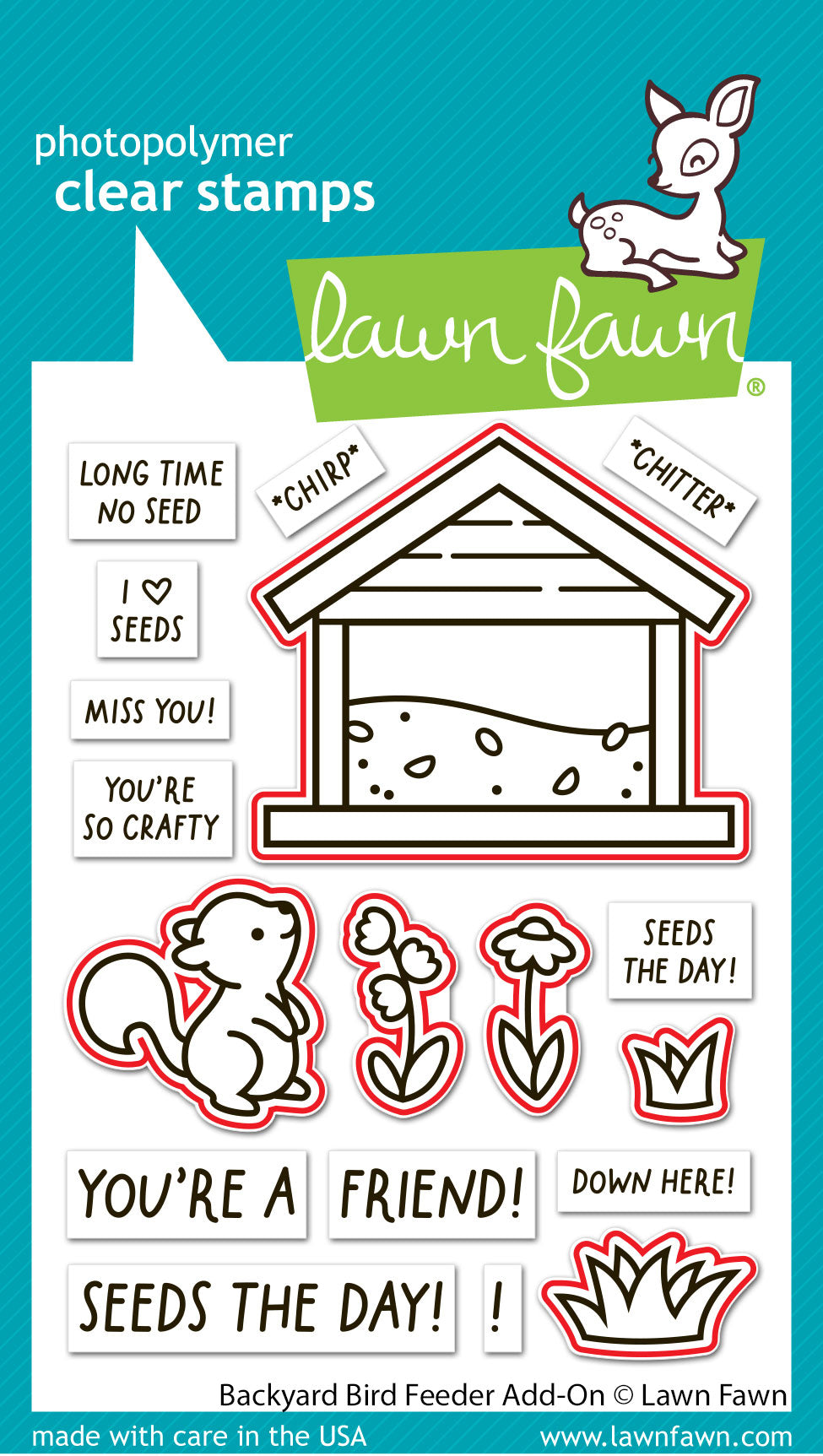 backyard bird feeder add-on lawn cuts