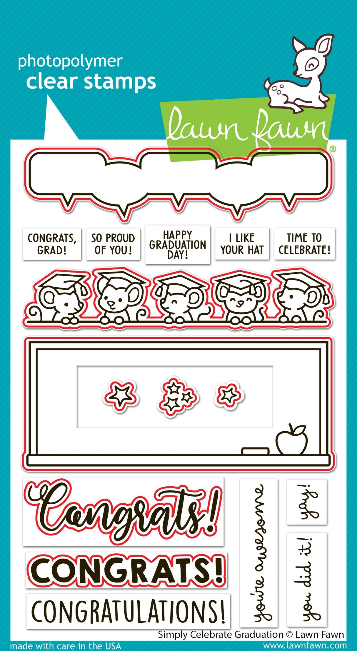 simply celebrate graduation lawn cuts