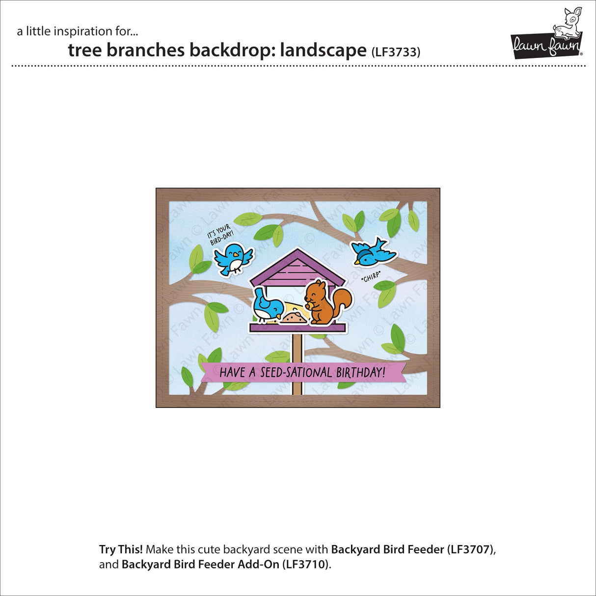 tree branches backdrop: landscape