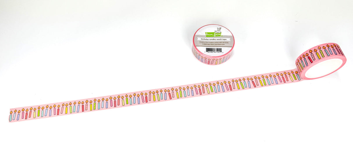 birthday candles washi tape