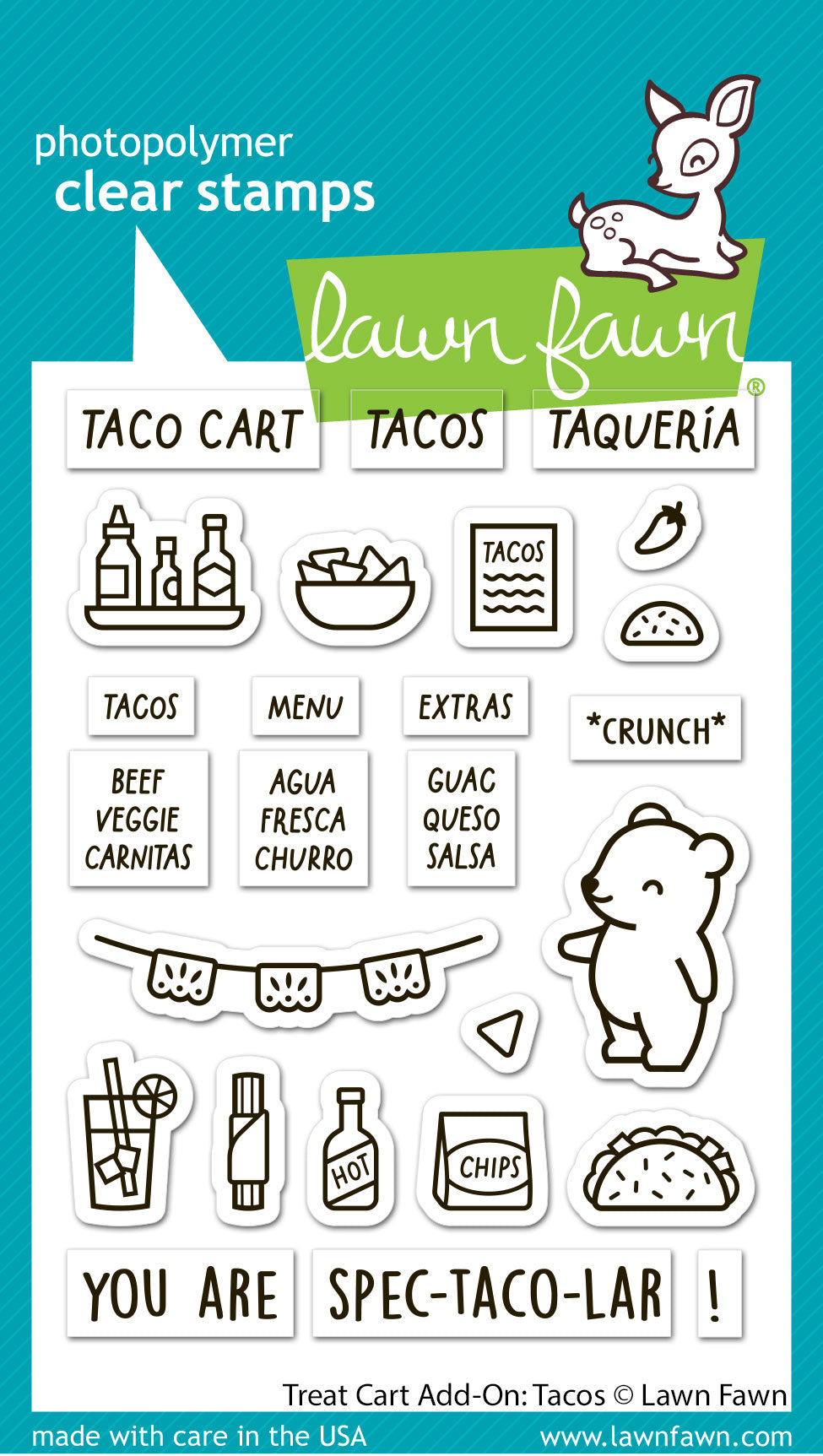 treat cart add-on: tacos