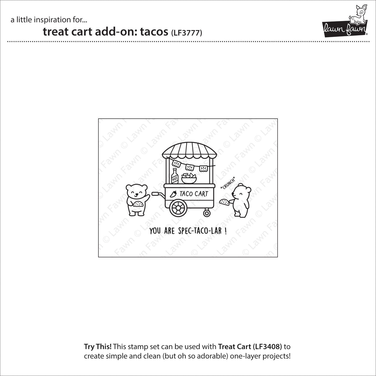 treat cart add-on: tacos