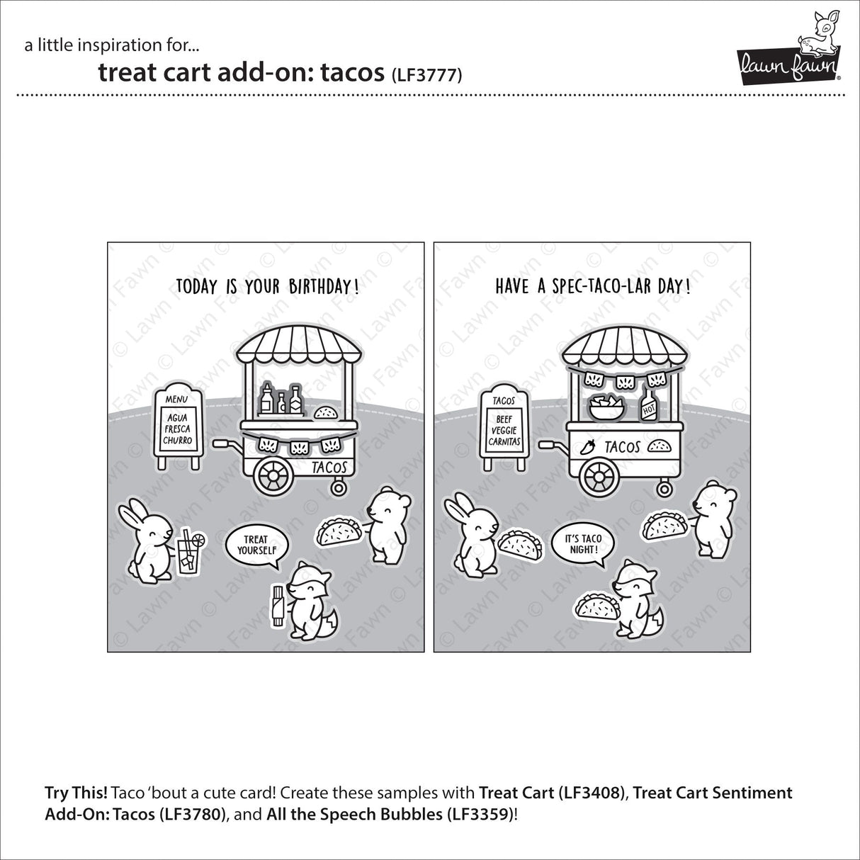 treat cart add-on: tacos