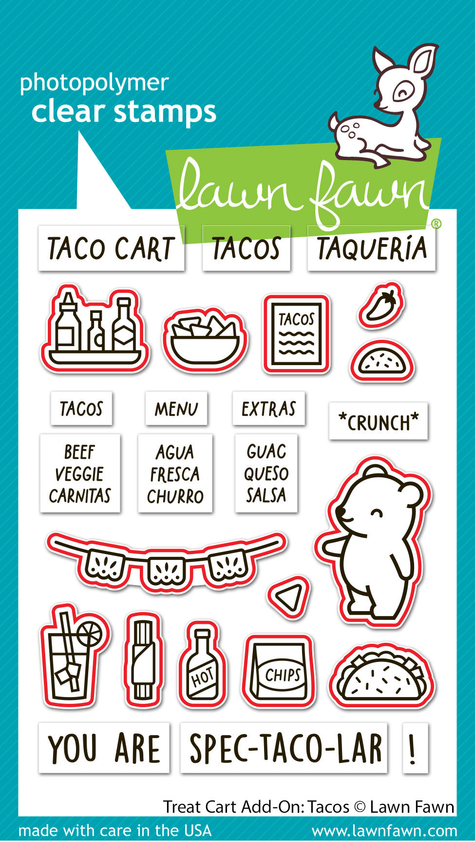 treat cart add-on: tacos lawn cuts