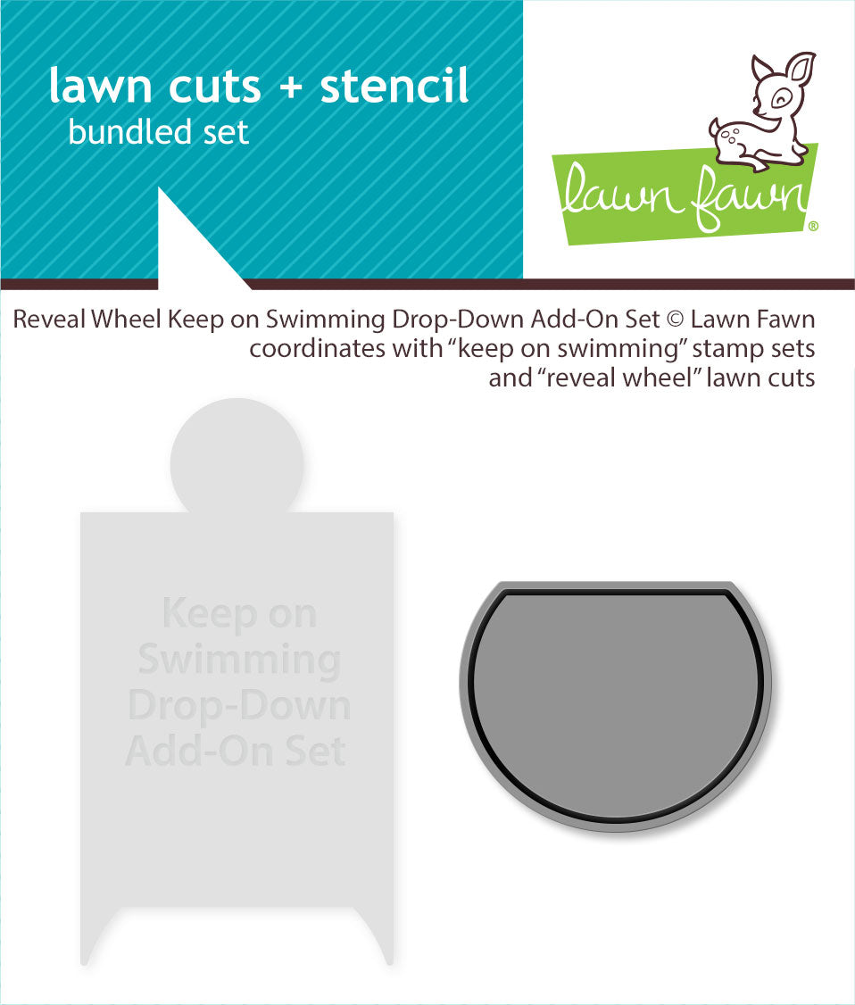 reveal wheel keep on swimming drop-down add-on set