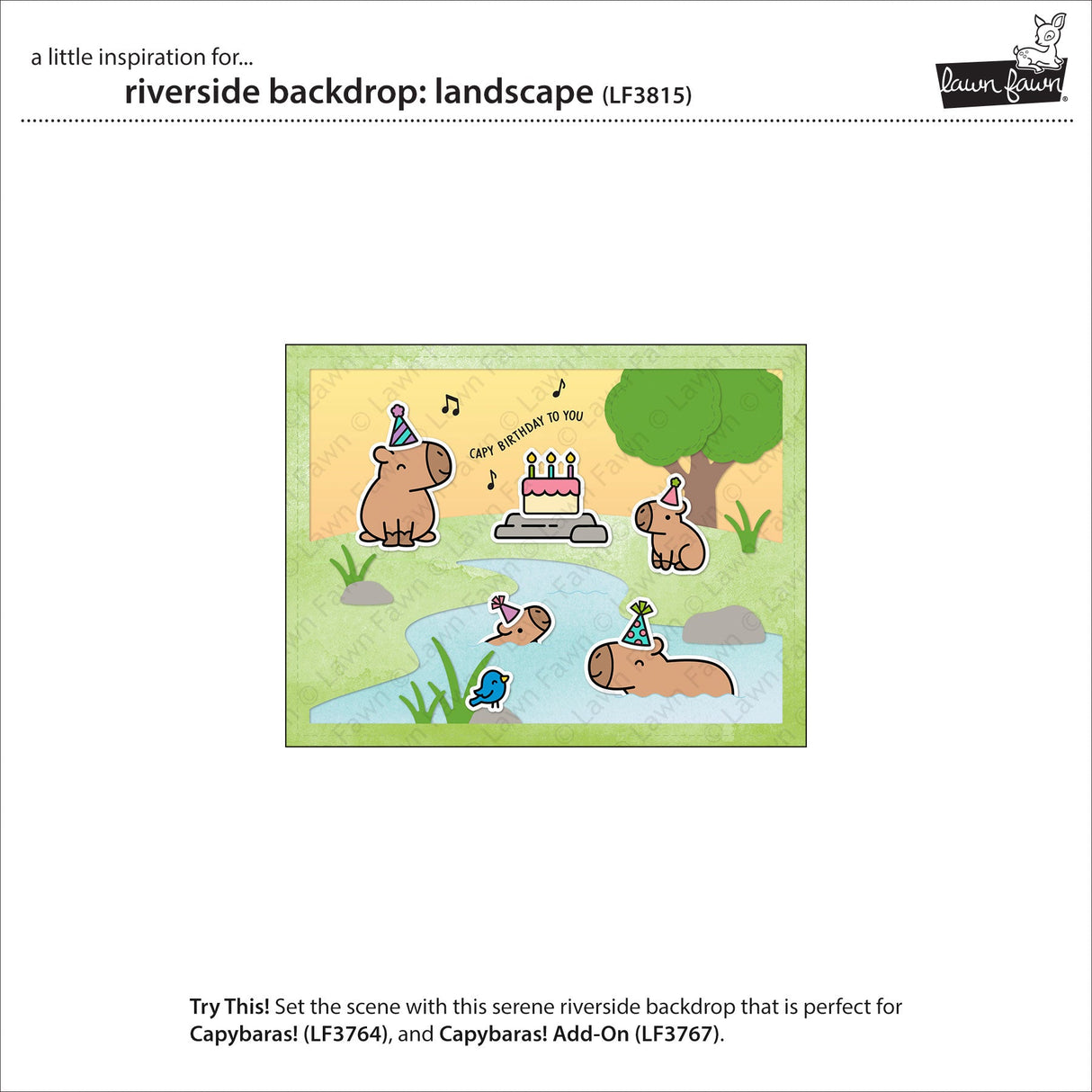 riverside backdrop: landscape