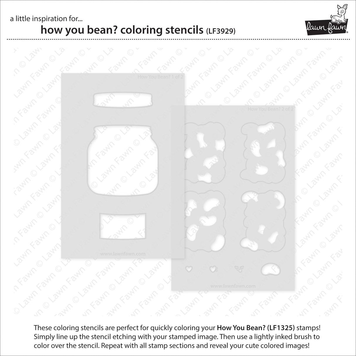 how you bean? coloring stencils