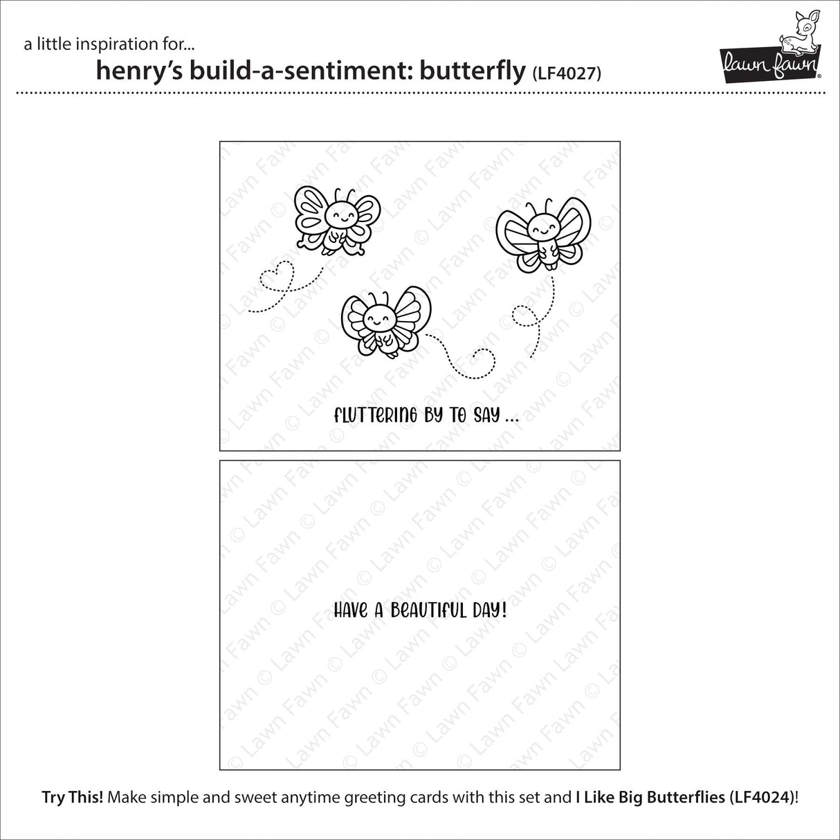 henry's build-a-sentiment: butterfly