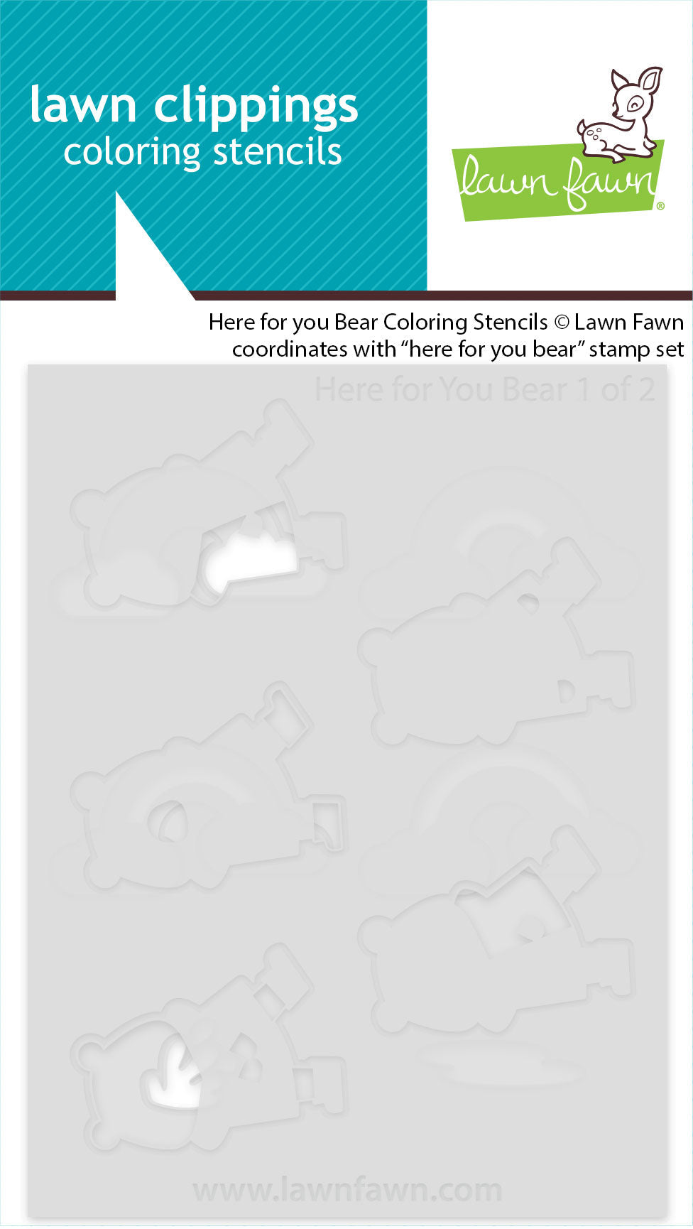 here for you bear coloring stencils