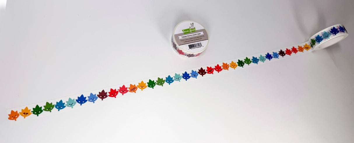 happy leaves washi tape