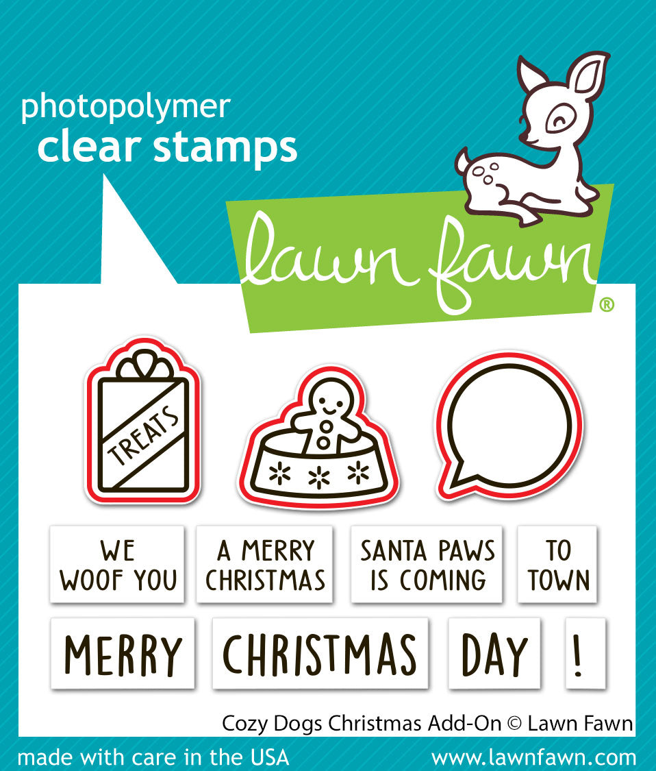 cozy dogs christmas add-on lawn cuts