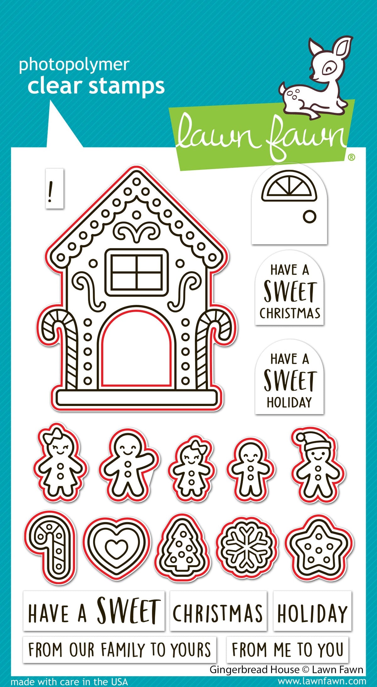 gingerbread house lawn cuts