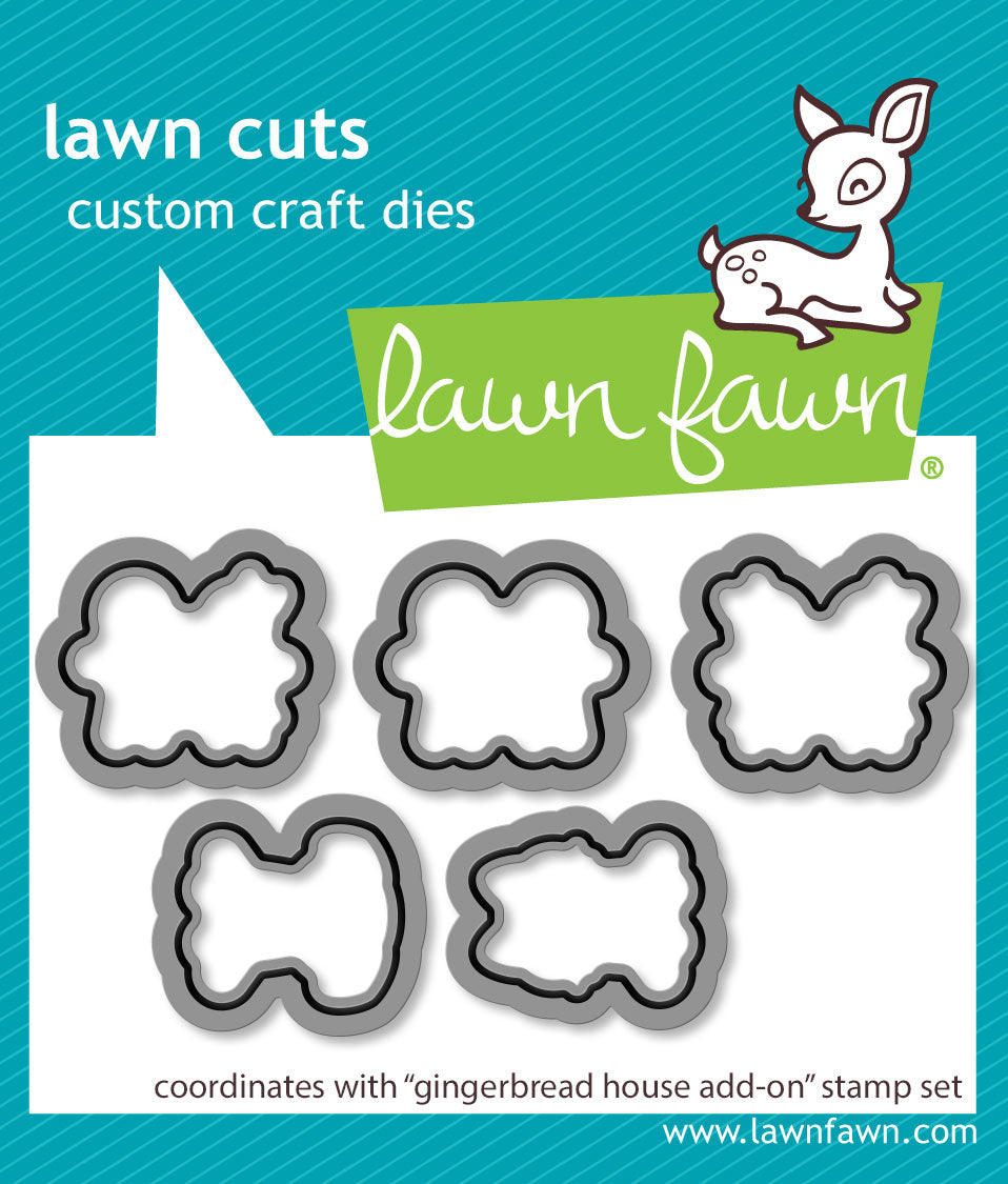 gingerbread house add-on lawn cuts