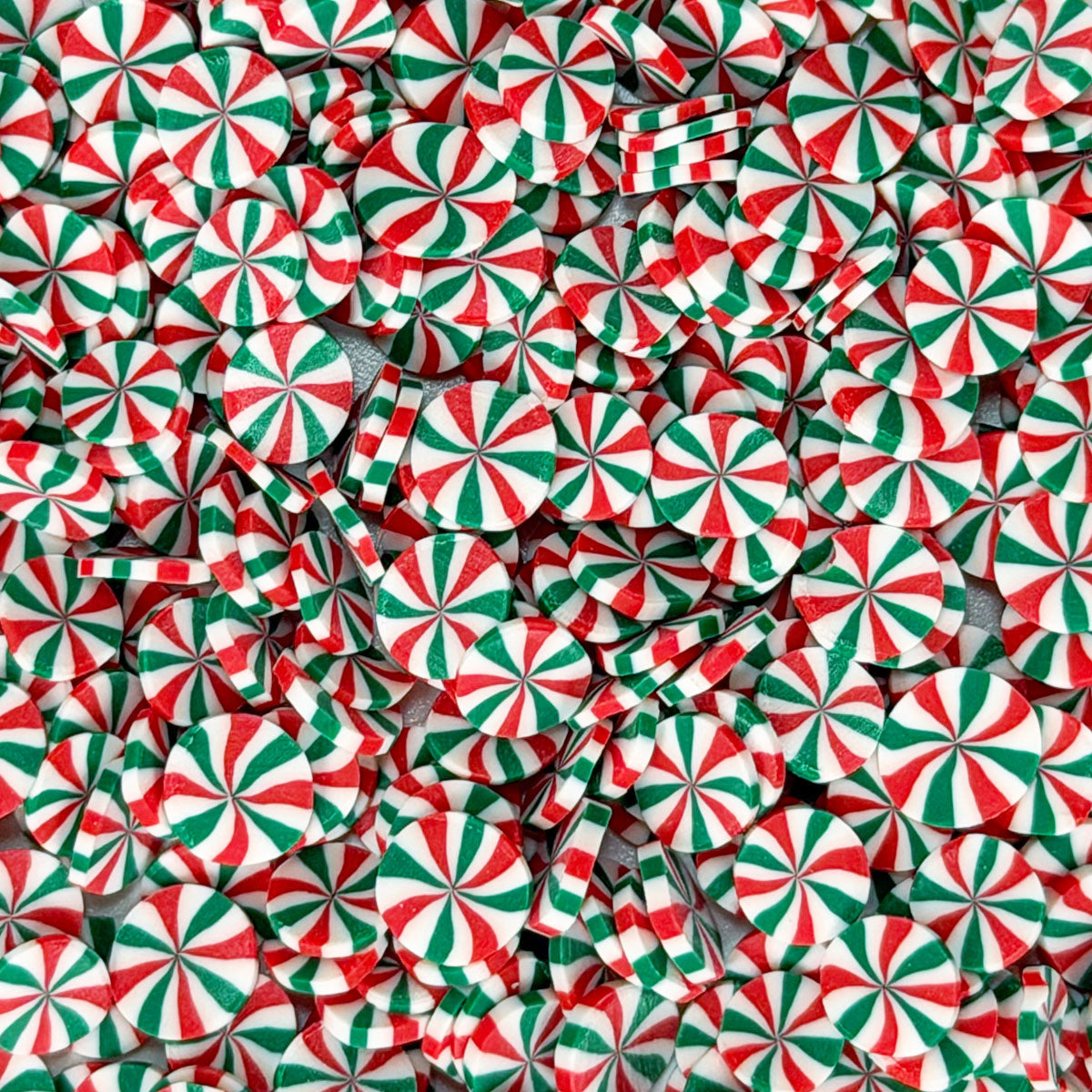 christmas mints clay pieces