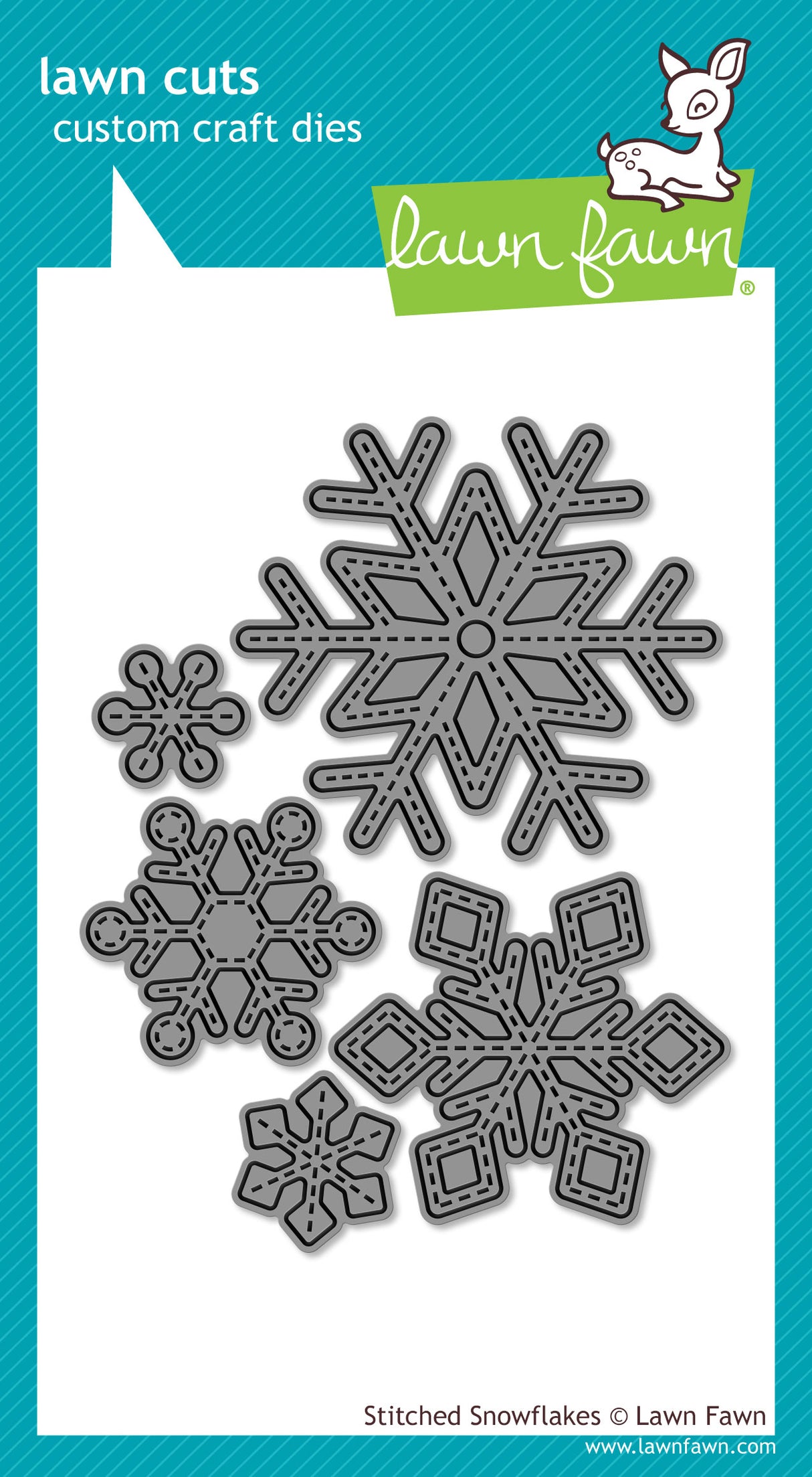 stitched snowflakes