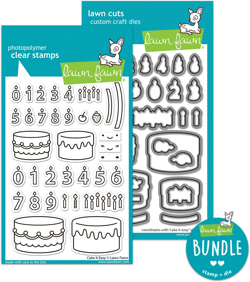 cake it easy bundle (stamp+die bundle)