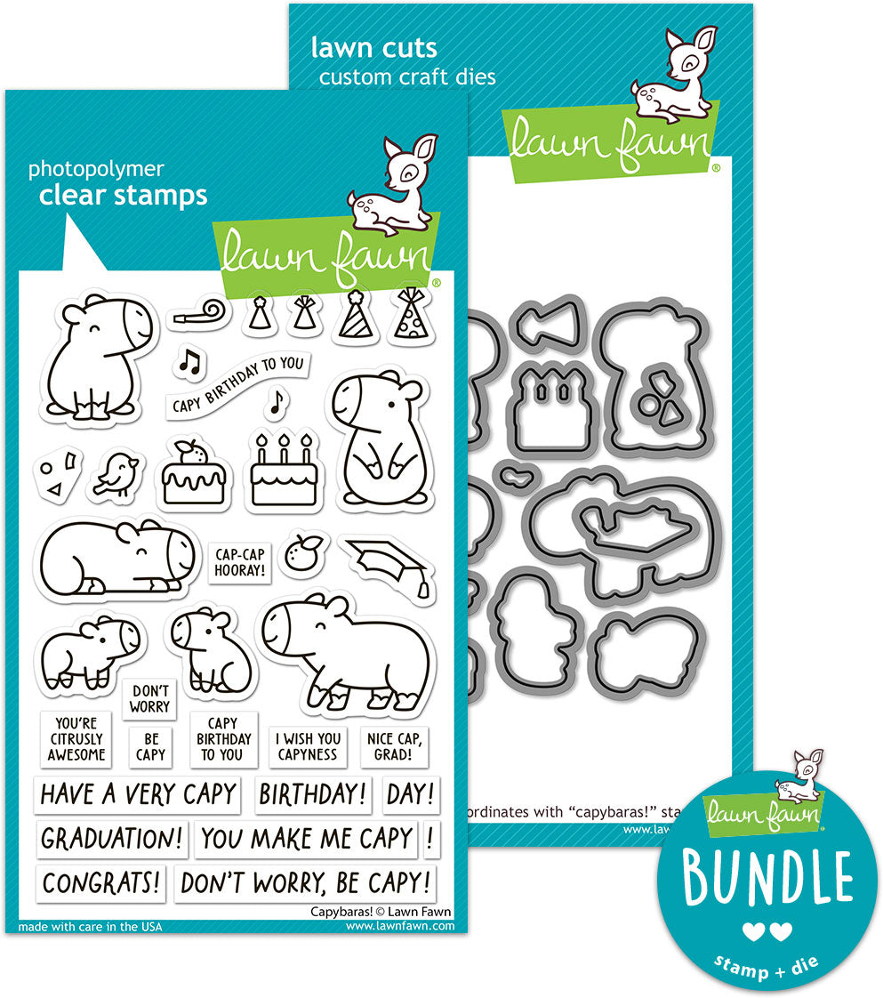 capybaras! bundle (stamp+die bundle)