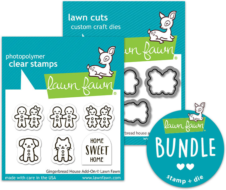 gingerbread house add-on (stamp+die bundle)
