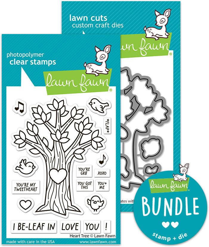 heart tree (stamp+die bundle)