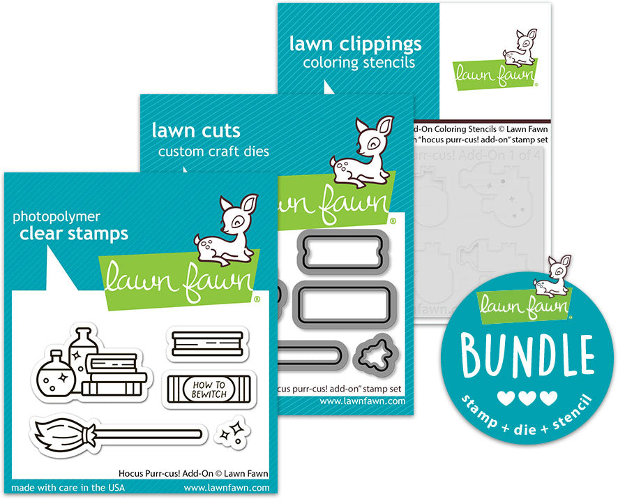 hocus purr-cus! add-on (stamp+die+coloring stencil bundle)