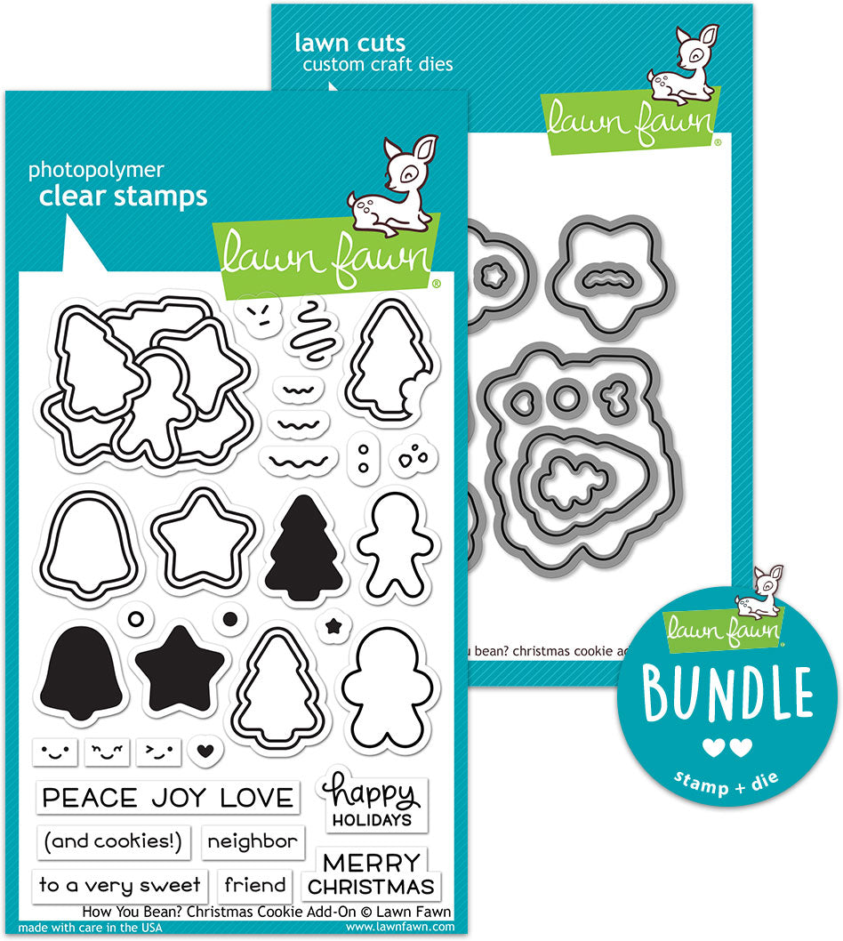 how you bean? christmas cookie add-on (stamp+die bundle)