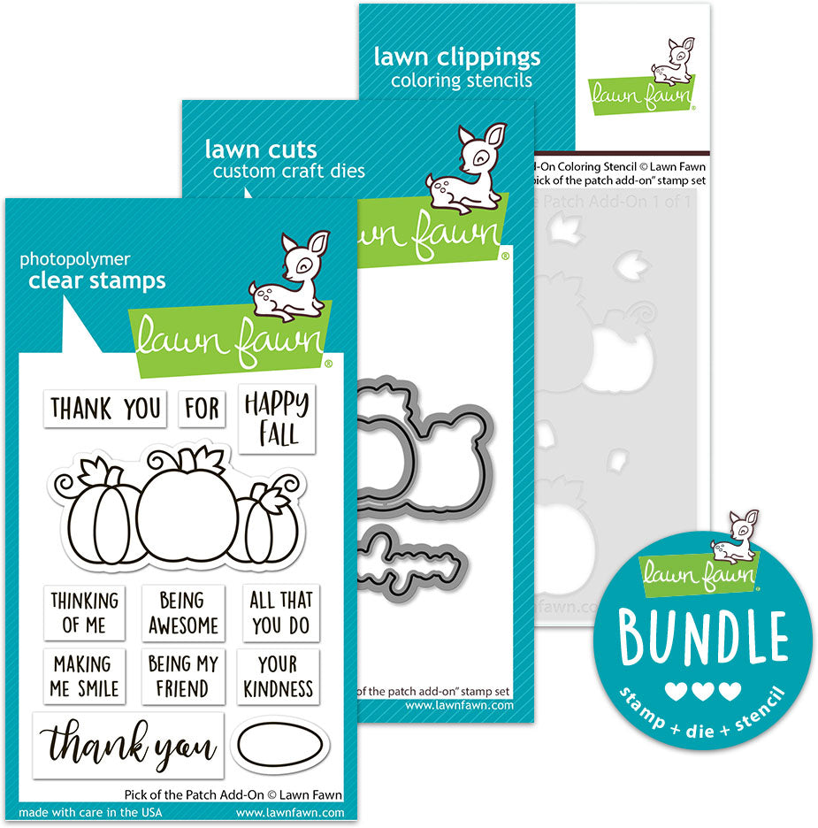 pick of the patch add-on (stamp+die+coloring stencil bundle)