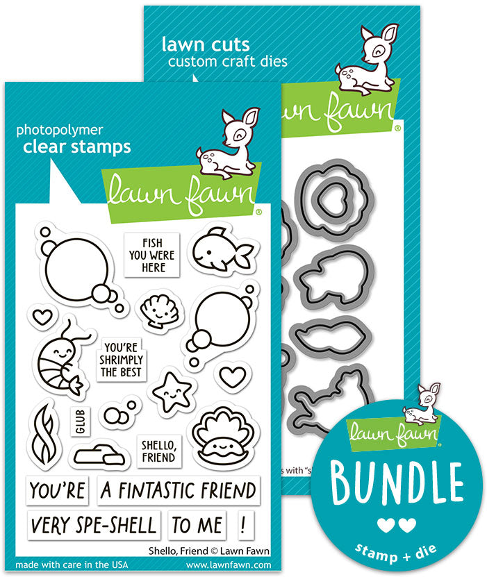 shello, friend add-on(stamp+die bundle)